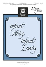 Infant Holy Infant Lowly SAT choral sheet music cover